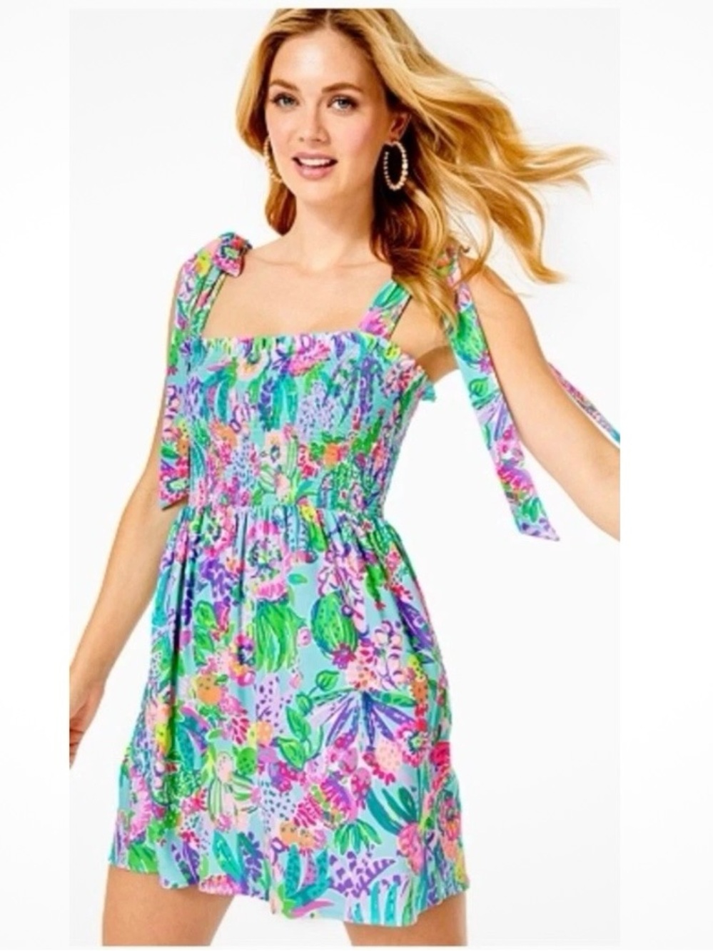 Lilly Pulitzer Riviera Romper Dress Print.. Multi Me and Zesty Size XS b12
